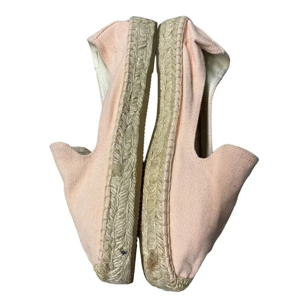 Soludos pink all we need is love espadrille